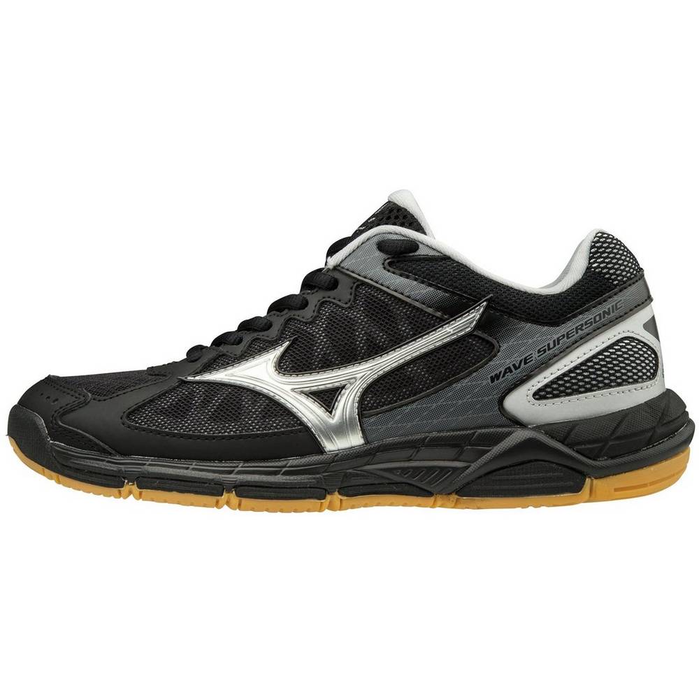 Mizuno Wave Supersonic Női Röplabda Cipő Fekete/Titán MTR593687